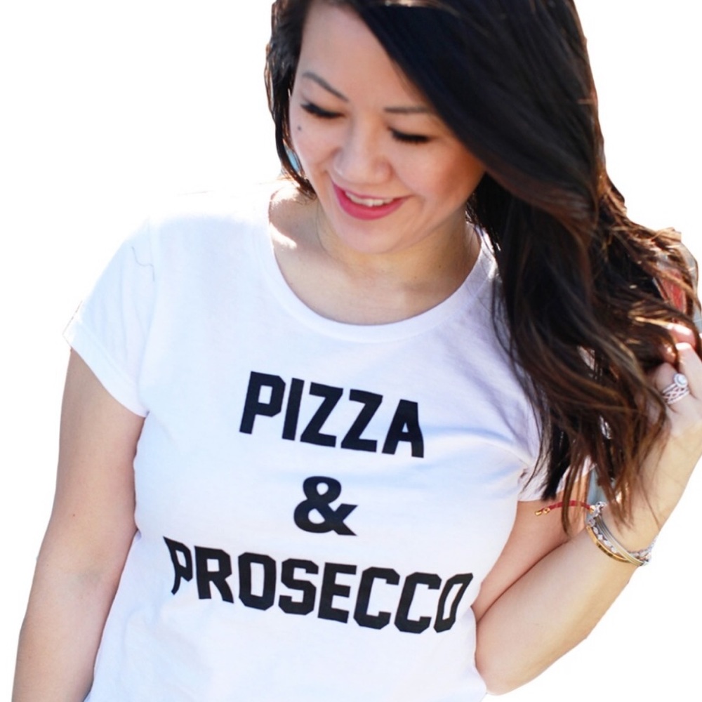 🖤 PIZZA 🍕 AND PROSECCO T-SHIRT!!